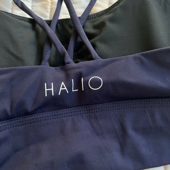 Halio | New Without Tags | Athletic Sports‎ Bra | Dark Blue  XS - Picture 3 of 7
